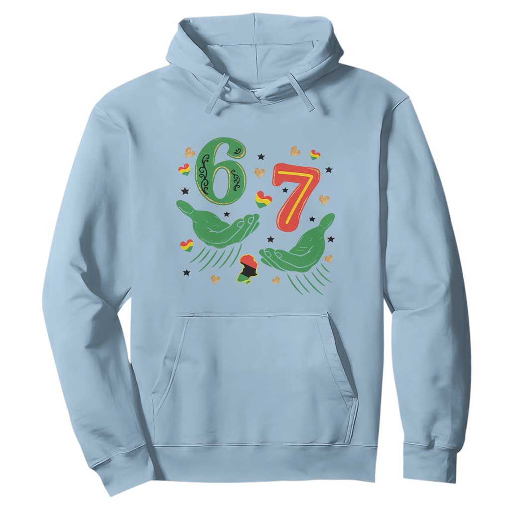 67 Meme Black History Month Hoodie African American Gift TS12 Light Blue Print Your Wear