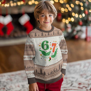 67 Meme Black History Month Ugly Christmas Sweater African American Gift TS12 Mocha Mousse Print Your Wear
