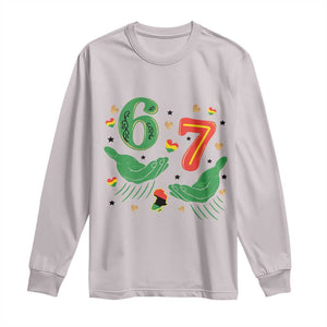 67 Meme Black History Month Long Sleeve Shirt African American Gift TS12 Ice Gray Print Your Wear