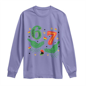 67 Meme Black History Month Long Sleeve Shirt African American Gift TS12 Violet Print Your Wear