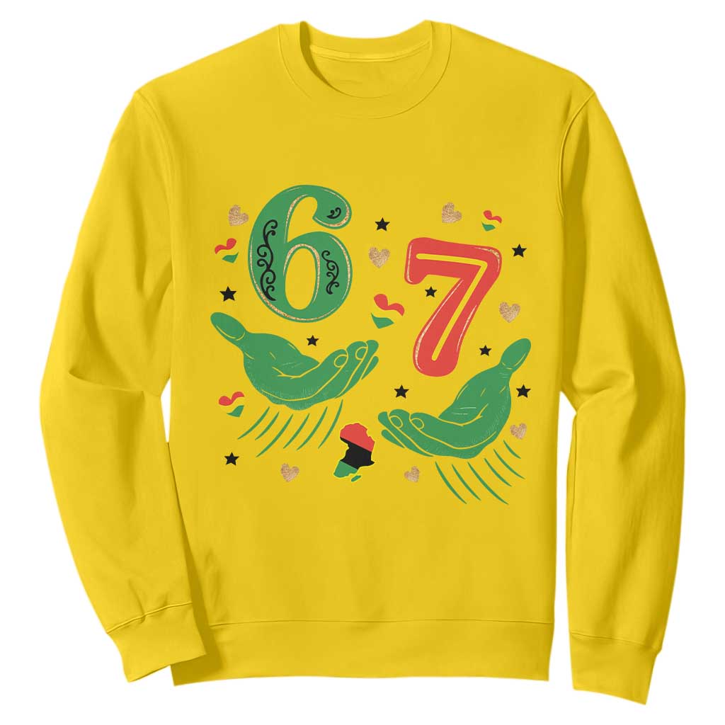 67 Meme Black History Month Sweatshirt African American Gift TS12 Daisy Print Your Wear
