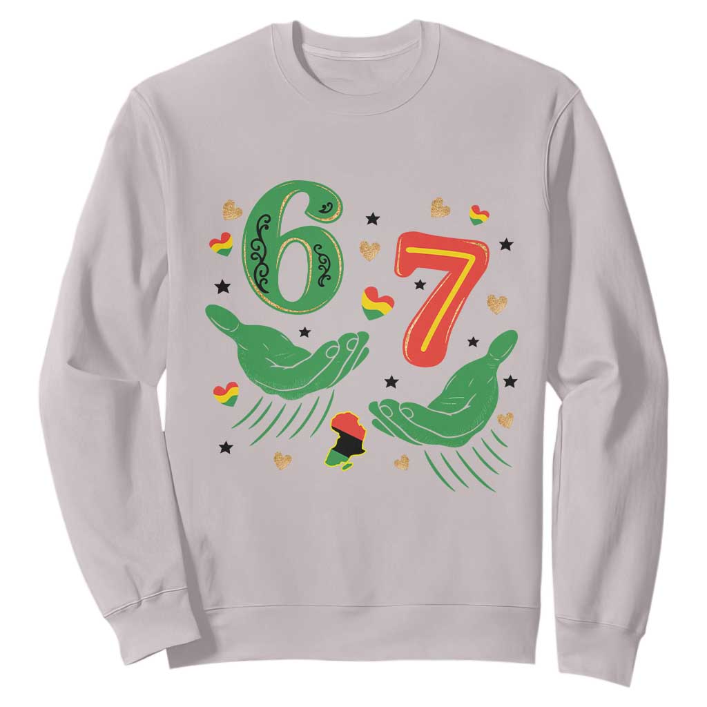 67 Meme Black History Month Sweatshirt African American Gift TS12 Ice Gray Print Your Wear