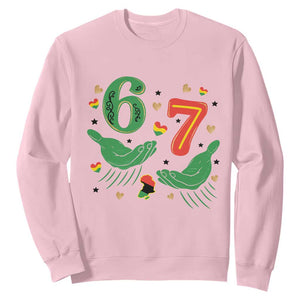 67 Meme Black History Month Sweatshirt African American Gift TS12 Light Pink Print Your Wear