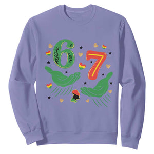 67 Meme Black History Month Sweatshirt African American Gift TS12 Violet Print Your Wear