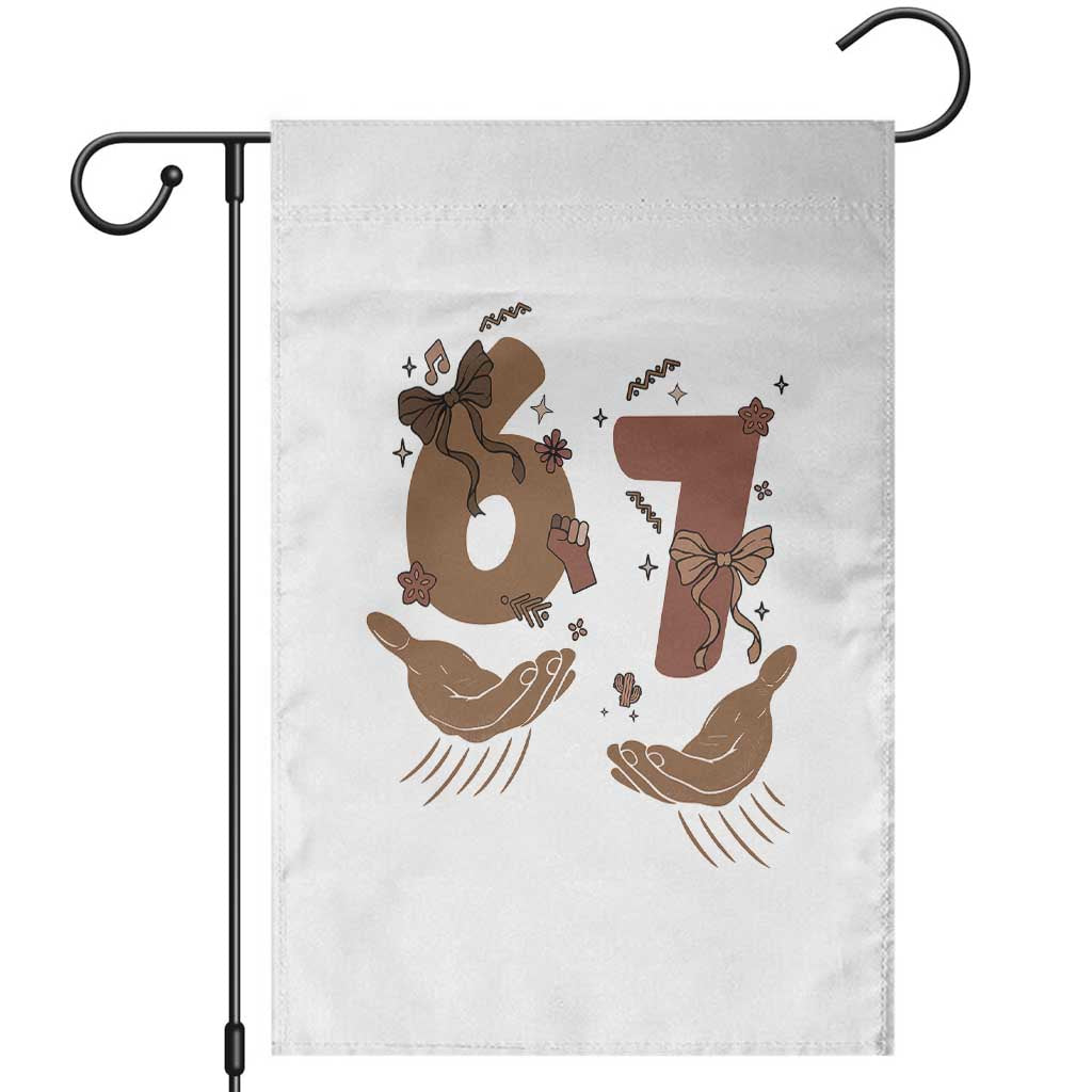 Funny Six Seven Meme Garden Flag Black History Women Gift TS12 White Print Your Wear