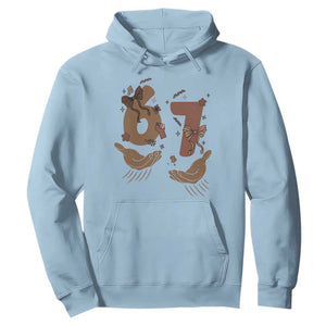 Funny Six Seven Meme Hoodie Black History Women Gift TS12 Light Blue Print Your Wear