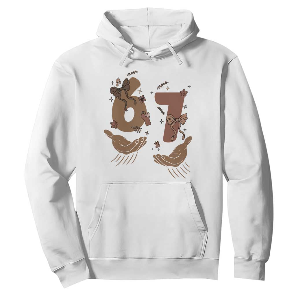 Funny Six Seven Meme Hoodie Black History Women Gift TS12 White Print Your Wear