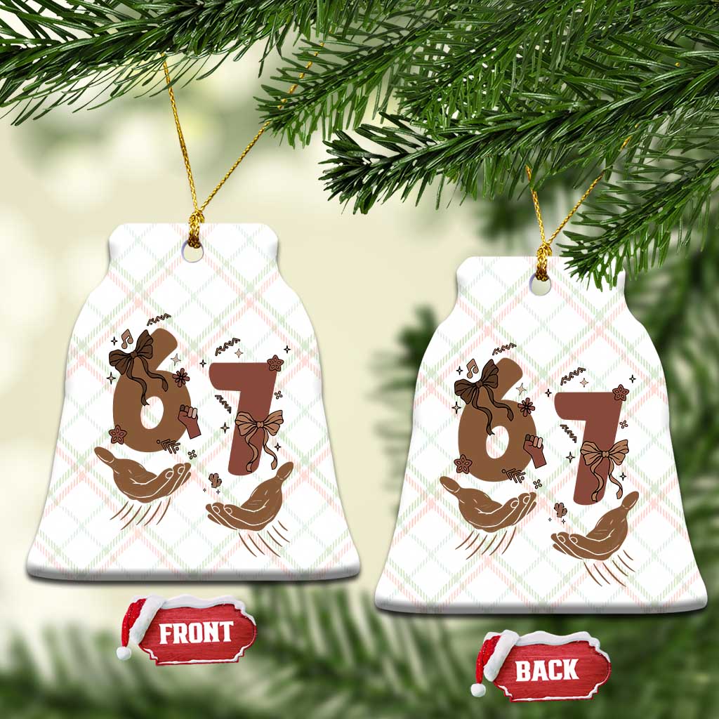 Funny Six Seven Meme Ceramic Ornament Black History Women Gift TS12 Print Your Wear