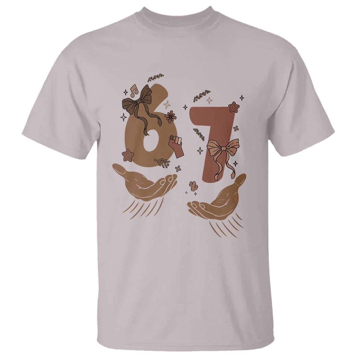 Funny Six Seven Meme T Shirt Black History Women Gift TS12 Ice Gray Print Your Wear