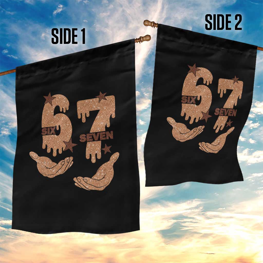 Funny Six Seven Meme Garden Flag Melanin Black History Month Gift TS12 Print Your Wear