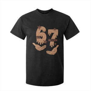 Funny Six Seven Meme T Shirt For Kid Melanin Black History Month Gift TS12 Black Print Your Wear