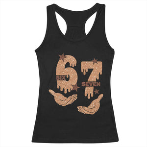 Funny Six Seven Meme Racerback Tank Top Melanin Black History Month Gift TS12 Black Print Your Wear