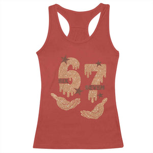 Funny Six Seven Meme Racerback Tank Top Melanin Black History Month Gift TS12 Red Print Your Wear
