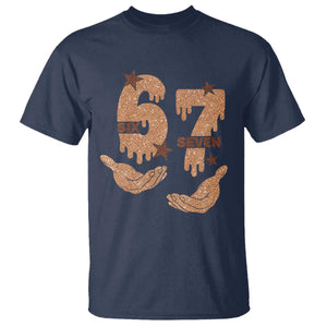 Funny Six Seven Meme T Shirt Melanin Black History Month Gift TS12 Navy Print Your Wear
