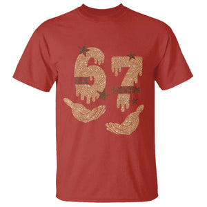Funny Six Seven Meme T Shirt Melanin Black History Month Gift TS12 Red Print Your Wear