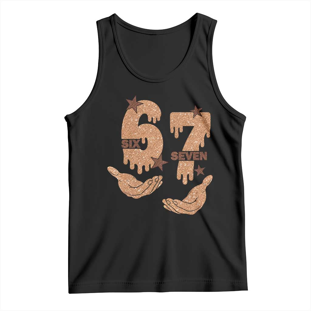 Funny Six Seven Meme Tank Top Melanin Black History Month Gift TS12 Black Print Your Wear