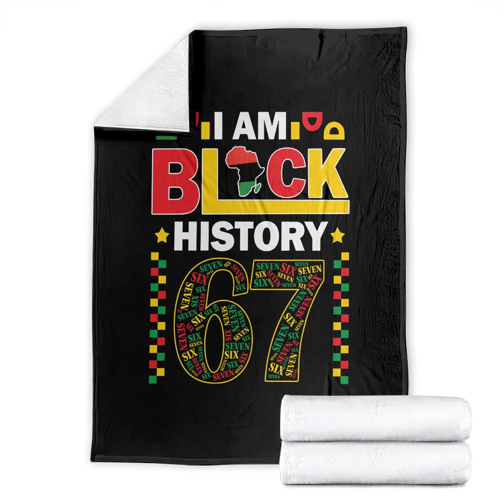 67 Meme Black History Month Throw Blanket African American Pride TS12 Black Print Your Wear