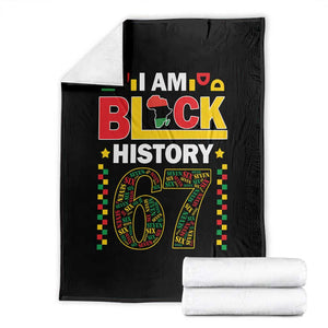 67 Meme Black History Month Throw Blanket African American Pride TS12 Black Print Your Wear
