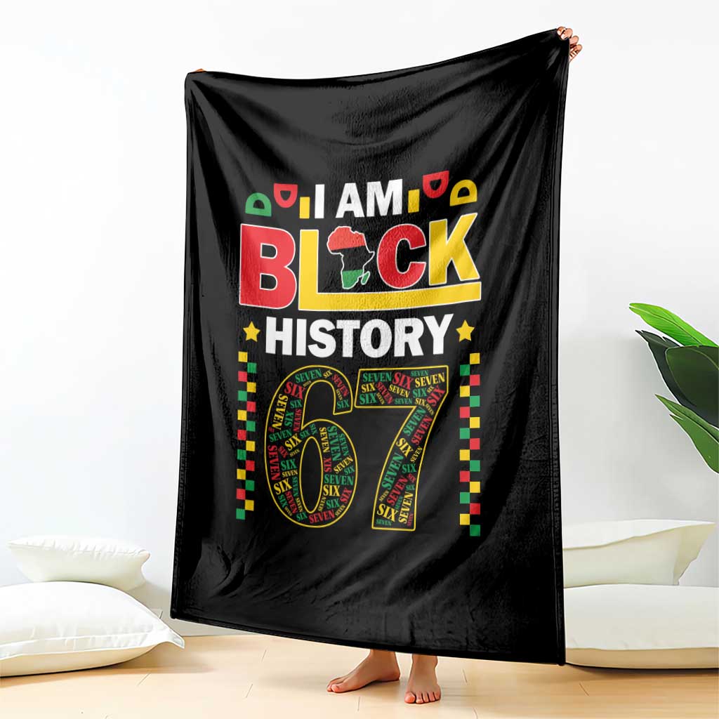 67 Meme Black History Month Throw Blanket African American Pride TS12 Print Your Wear
