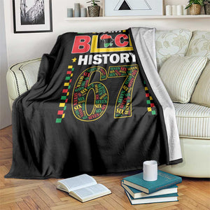 67 Meme Black History Month Throw Blanket African American Pride TS12 Print Your Wear