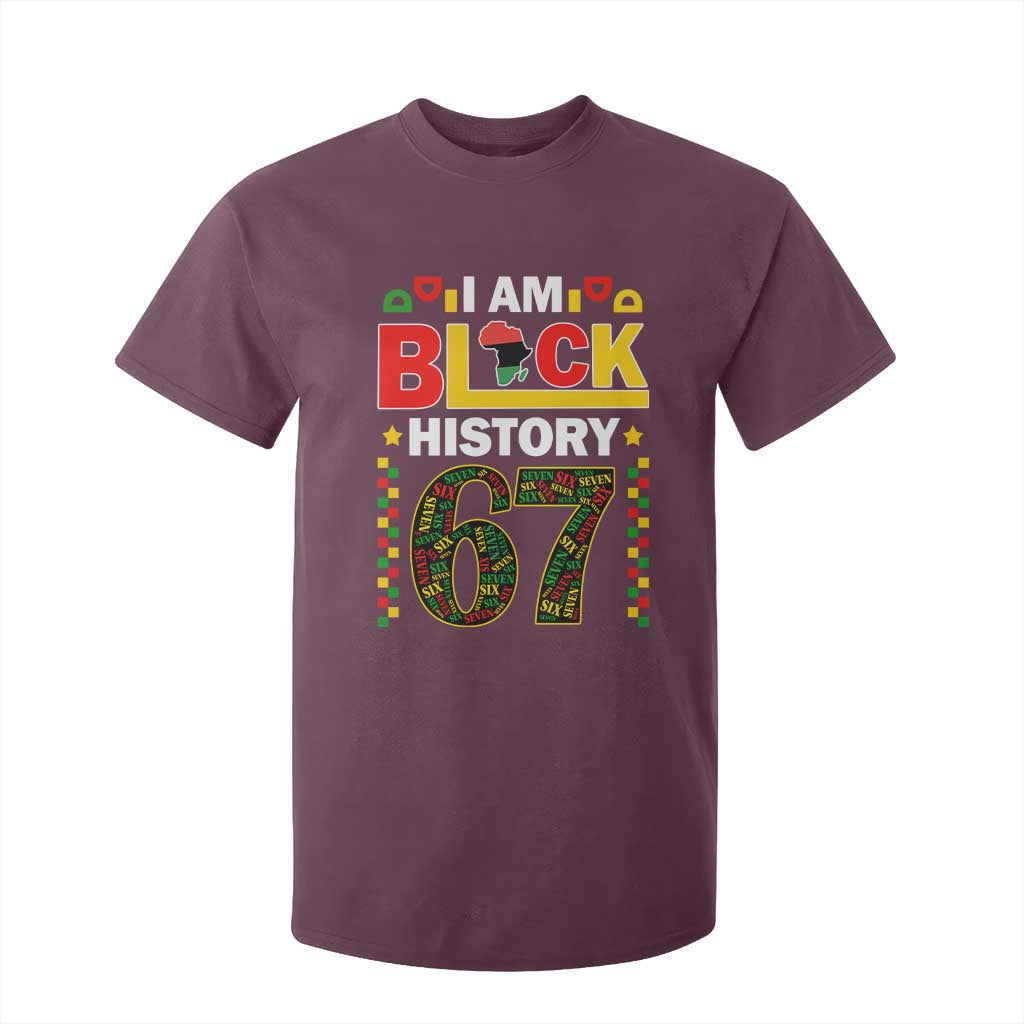 67 Meme Black History Month T Shirt For Kid African American Pride TS12 Maroon Print Your Wear
