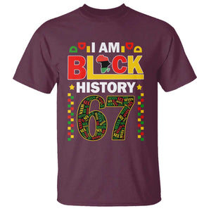 67 Meme Black History Month T Shirt African American Pride TS12 Maroon Print Your Wear