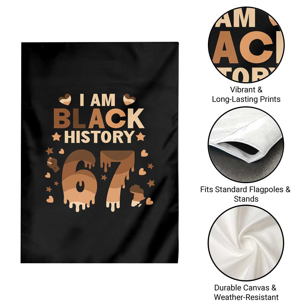 Funny Melanin Six Seven Meme Garden Flag African American Gift TS12 Print Your Wear