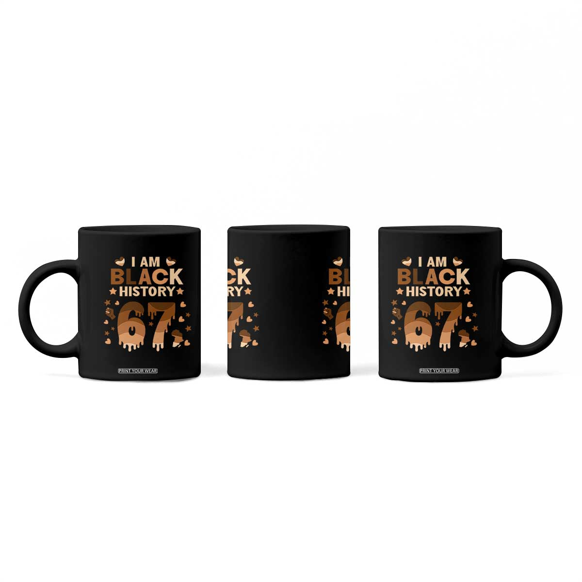 Funny Melanin Six Seven Meme Coffee Mug African American Gift TS12 Print Your Wear