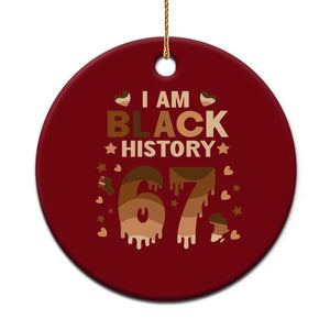 Funny Melanin Six Seven Meme Ceramic Ornament African American Gift TS12 1pc Red Print Your Wear