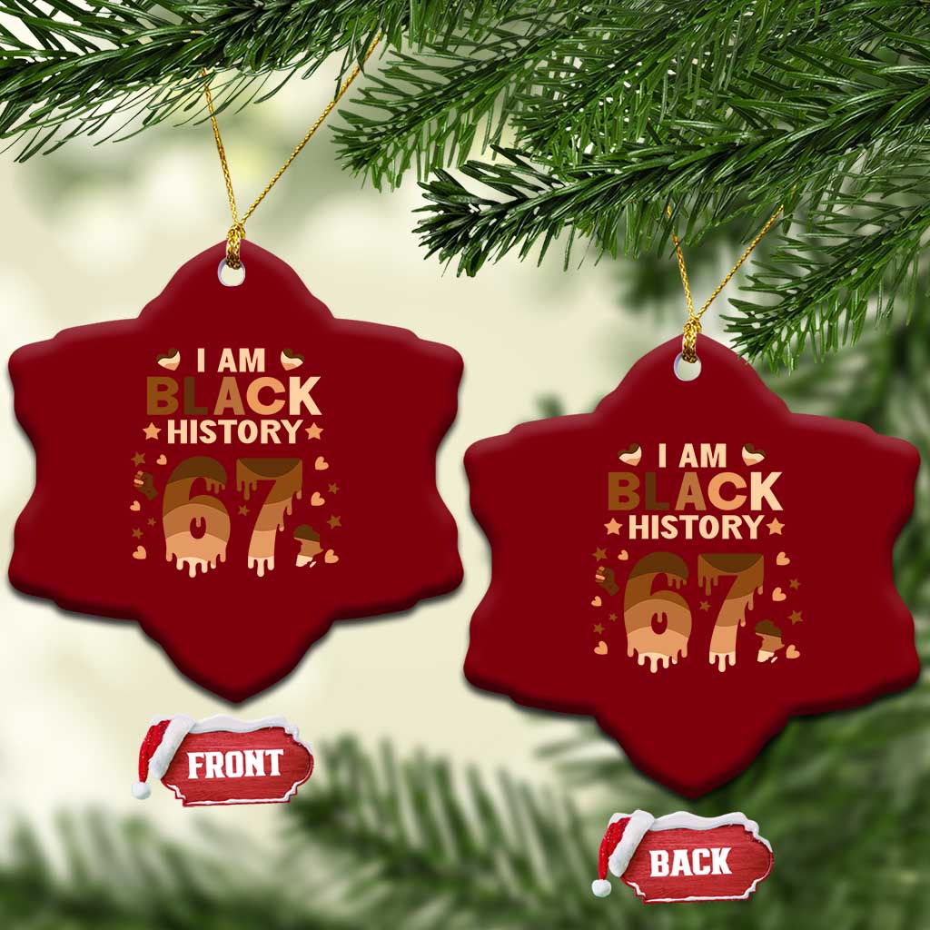 Funny Melanin Six Seven Meme Ceramic Ornament African American Gift TS12 Print Your Wear