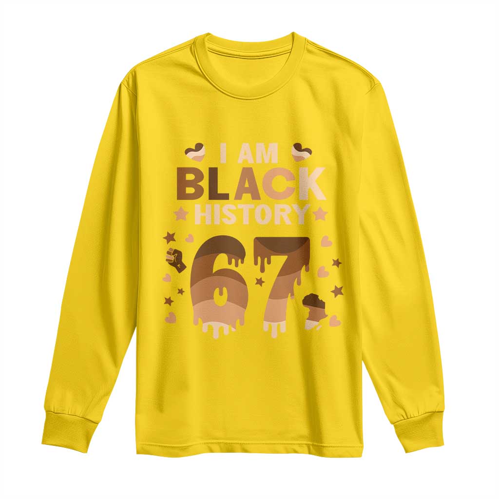 Funny Melanin Six Seven Meme Long Sleeve Shirt African American Gift TS12 Daisy Print Your Wear