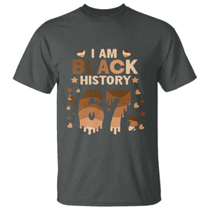 Funny Melanin Six Seven Meme T Shirt African American Gift TS12 Dark Heather Print Your Wear