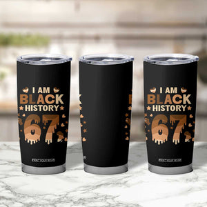 Funny Melanin Six Seven Meme Tumbler Cup African American Gift TS12 Print Your Wear