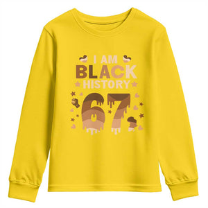 Funny Melanin Six Seven Meme Youth Sweatshirt African American Gift TS12 Daisy Print Your Wear