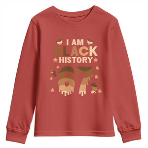 Funny Melanin Six Seven Meme Youth Sweatshirt African American Gift TS12 Red Print Your Wear