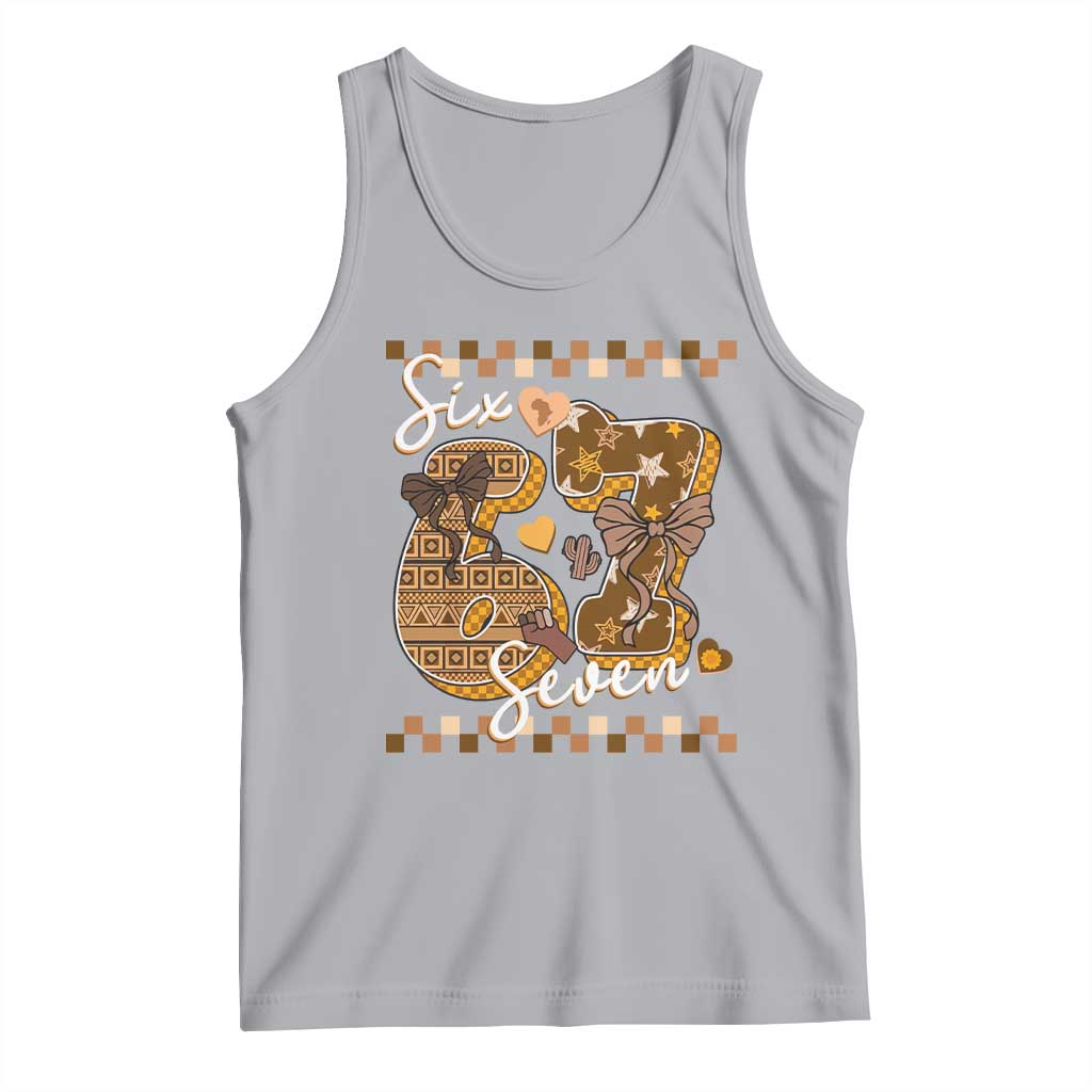 Funny African American Melanin Gift Tank Top Six Seven Meme TS12 Athletic Heather Print Your Wear