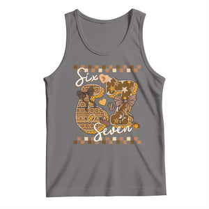 Funny African American Melanin Gift Tank Top Six Seven Meme TS12 Deep Heather Print Your Wear