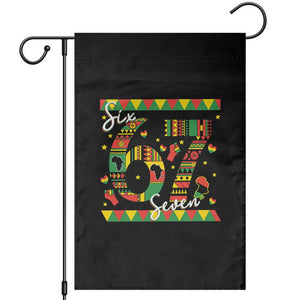 Funny Six Seven Meme Garden Flag Pan African Culture Gift TS12 Black Print Your Wear