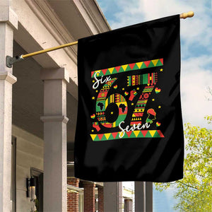 Funny Six Seven Meme Garden Flag Pan African Culture Gift TS12 Print Your Wear