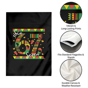 Funny Six Seven Meme Garden Flag Pan African Culture Gift TS12 Print Your Wear