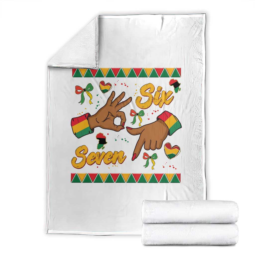 Funny 67 Meme Black History Month Throw Blanket Gen Z Alpha Gift TS12 White Print Your Wear