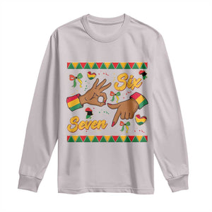 Funny 67 Meme Black History Month Long Sleeve Shirt Gen Z Alpha Gift TS12 Ice Gray Print Your Wear