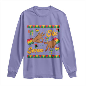 Funny 67 Meme Black History Month Long Sleeve Shirt Gen Z Alpha Gift TS12 Violet Print Your Wear