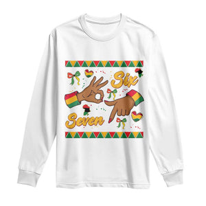 Funny 67 Meme Black History Month Long Sleeve Shirt Gen Z Alpha Gift TS12 White Print Your Wear