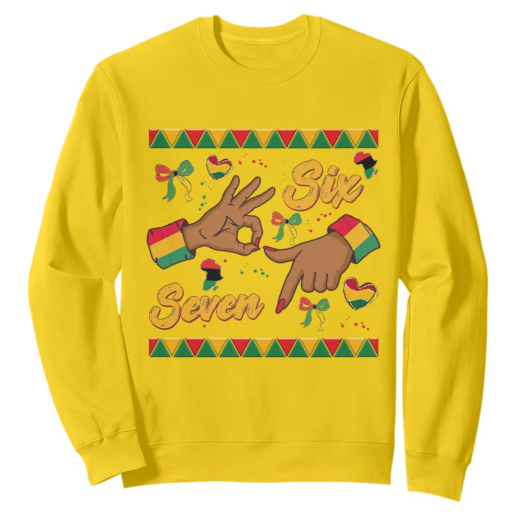 Funny 67 Meme Black History Month Sweatshirt Gen Z Alpha Gift TS12 Daisy Print Your Wear