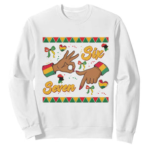 Funny 67 Meme Black History Month Sweatshirt Gen Z Alpha Gift TS12 White Print Your Wear