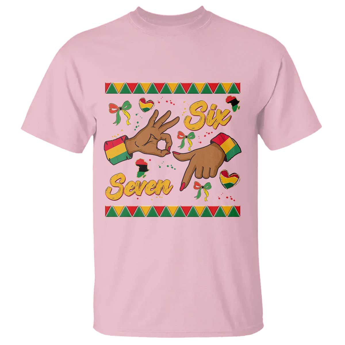 Funny 67 Meme Black History Month T Shirt Gen Z Alpha Gift TS12 Light Pink Print Your Wear