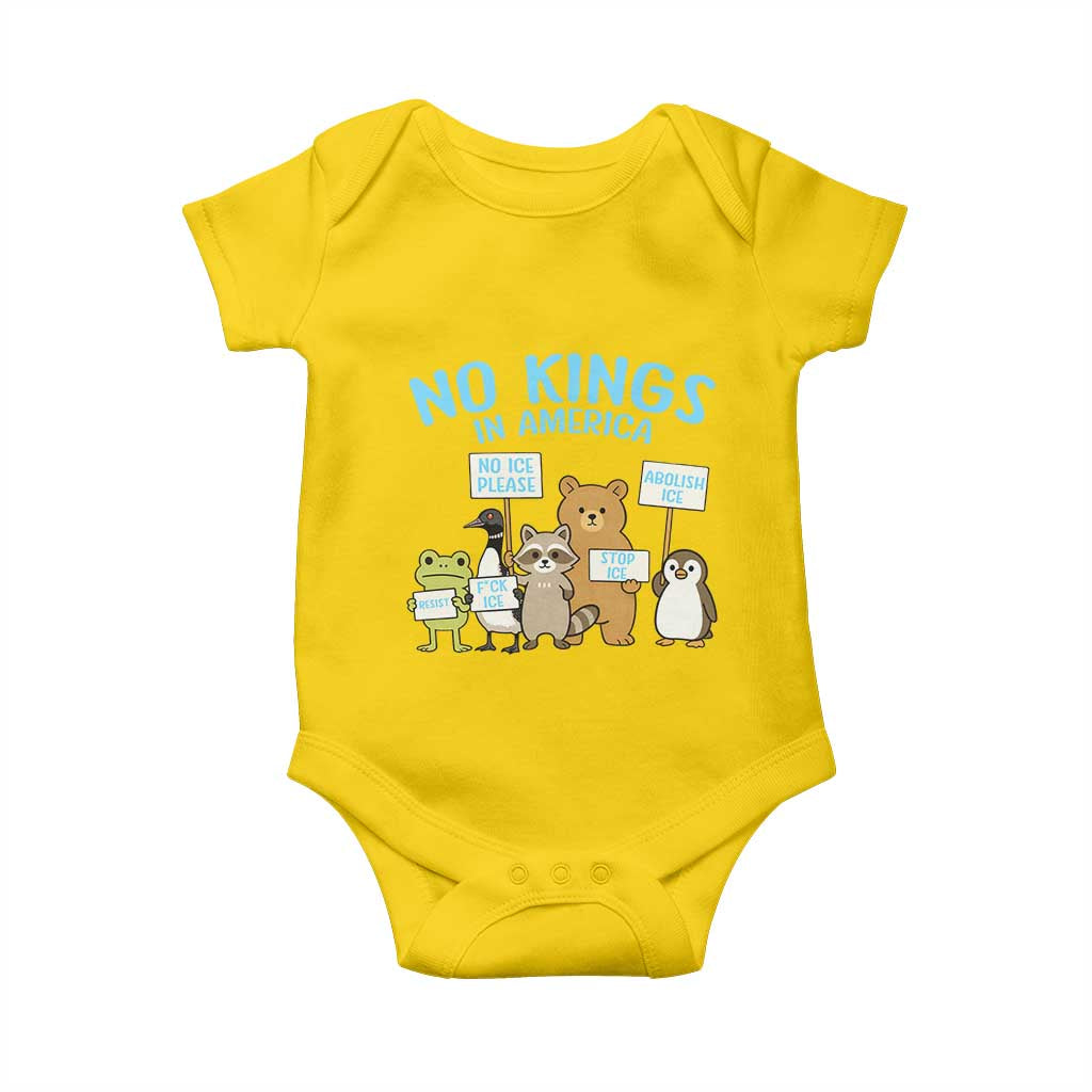 Funny Protest Animals Abolish Ice Baby Onesie Minneapolis USA Support Gift TS12 Daisy Print Your Wear