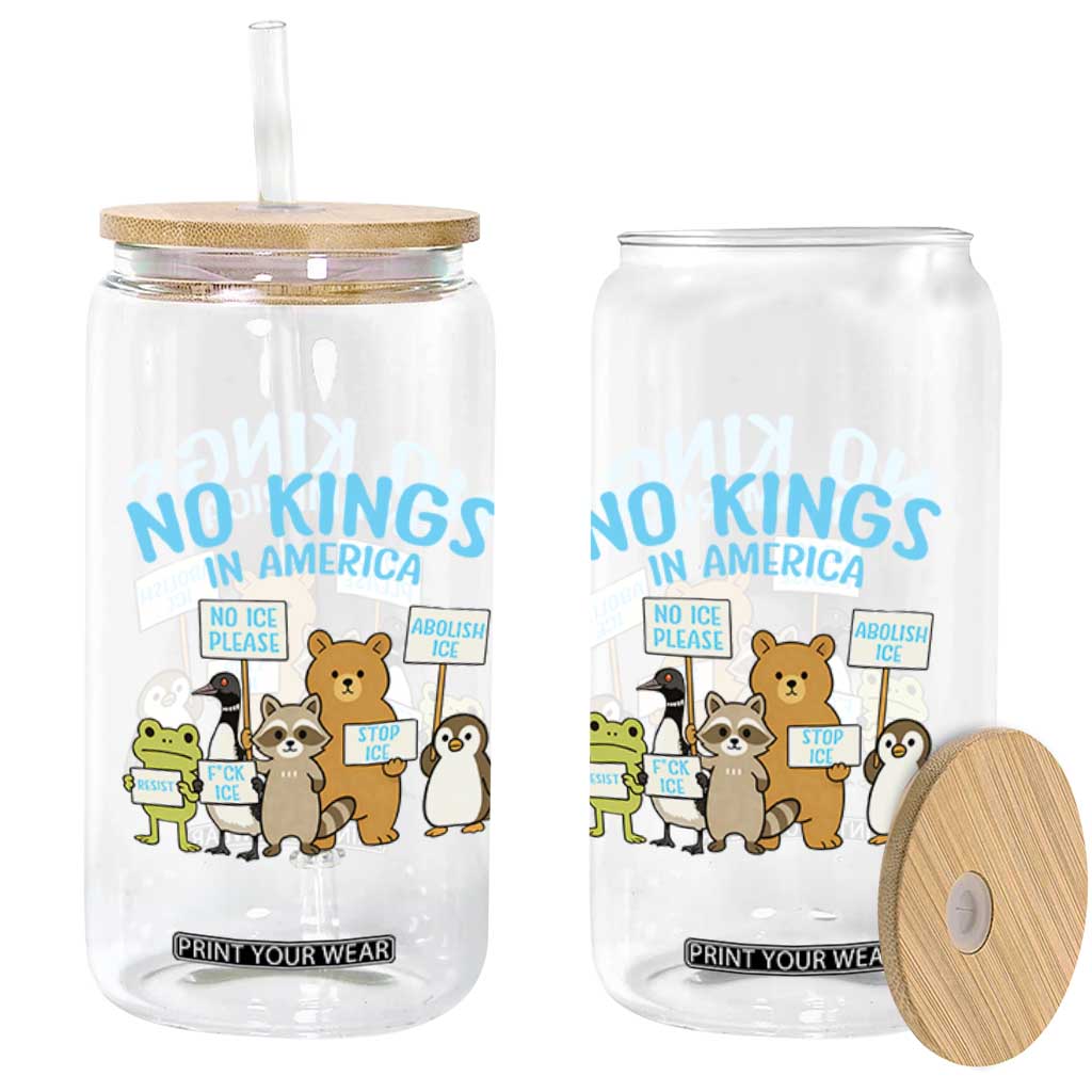 Funny Protest Animals Abolish Ice Glass Can Minneapolis USA Support Gift TS12 Print Your Wear