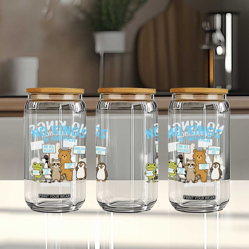 Funny Protest Animals Abolish Ice Glass Can Minneapolis USA Support Gift TS12 Print Your Wear